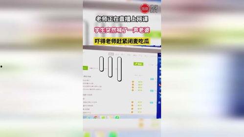 网课吃瓜老师直播,揭秘教育界的“另类”风采